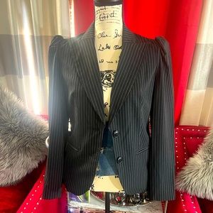 Pinstriped blazer